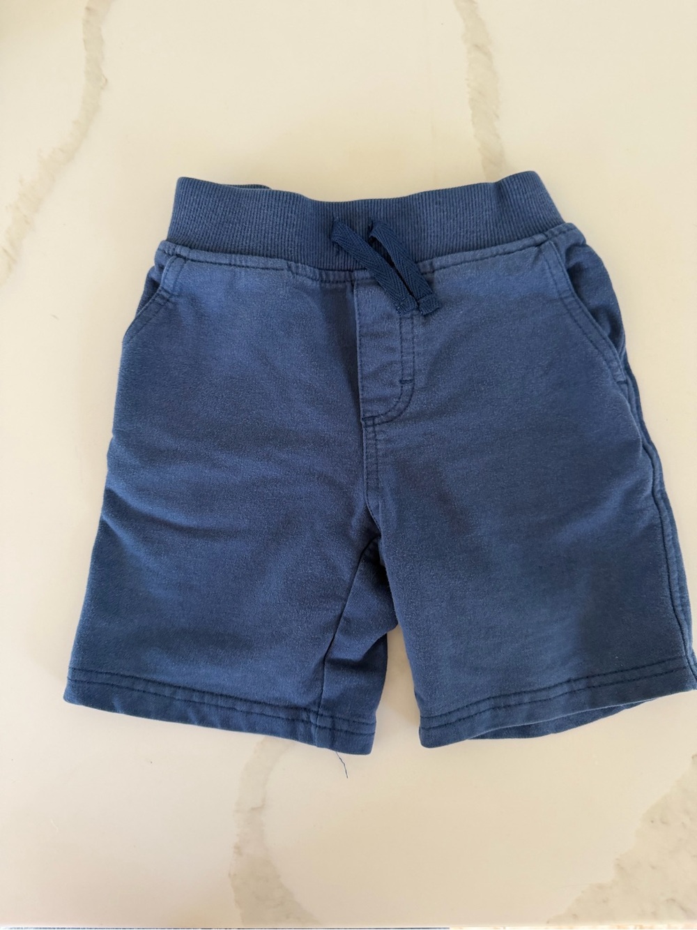 Kids Headquarters Navy Blue Pull-On Knit Shorts